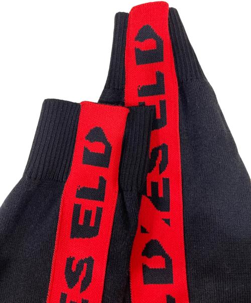 DIESEL（ディーゼル）DIESEL (ディーゼル) トラックニットジャケット ブラック サイズ:XSの古着・服飾アイテム