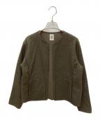HaaT ISSEY MIYAKEハート イッセイ ミヤケ）の古着「ノーカラージャケット」｜グリーン
