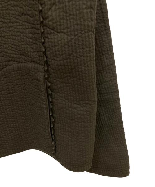HaaT ISSEY MIYAKE（ハート イッセイ ミヤケ）HaaT ISSEY MIYAKE (ハート イッセイ ミヤケ) ノーカラージャケット グリーン サイズ:2の古着・服飾アイテム
