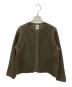 HaaT ISSEY MIYAKE（ハート イッセイ ミヤケ）の古着「ノーカラージャケット」｜グリーン