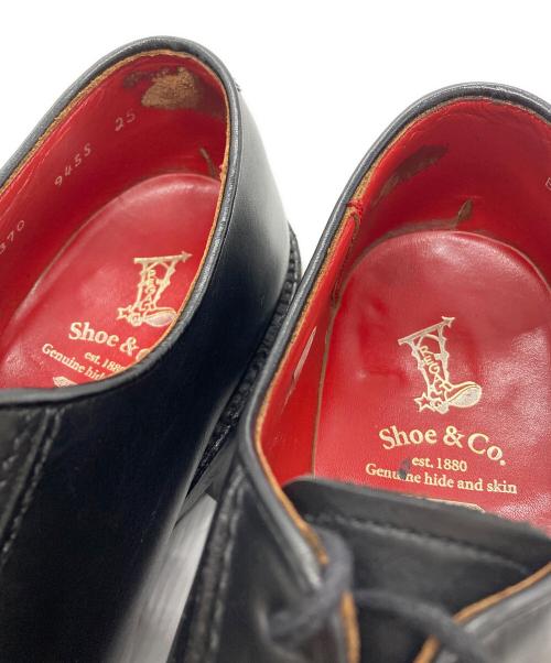 REGAL Shoe&Co（リーガル シュー＆カンパニー）REGAL Shoe&Co (リーガル シュー＆カンパニー) プレーントゥシューズ ブラック サイズ:25の古着・服飾アイテム