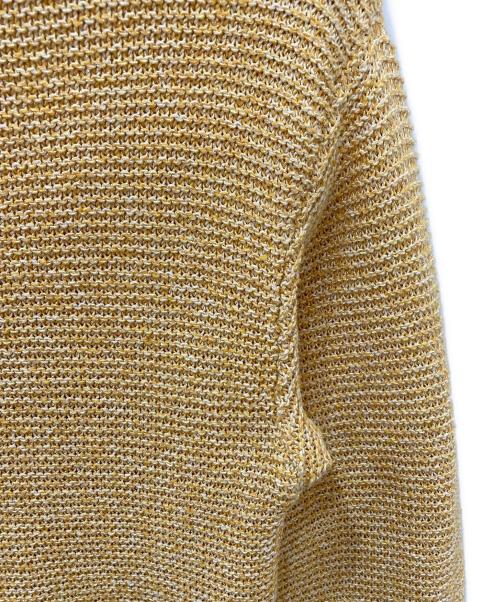 UNTITLED（アンタイトル）UNTITLED (アンタイトル) ミックスカラー ショート丈ニット イエロー サイズ:2の古着・服飾アイテム