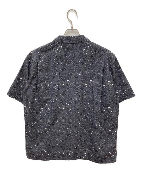 LANVIN en Bleu（ランバンオンブルー）LANVIN en Bleu (ランバンオンブルー) 総柄シャツ グレー サイズ:Mの古着・服飾アイテム