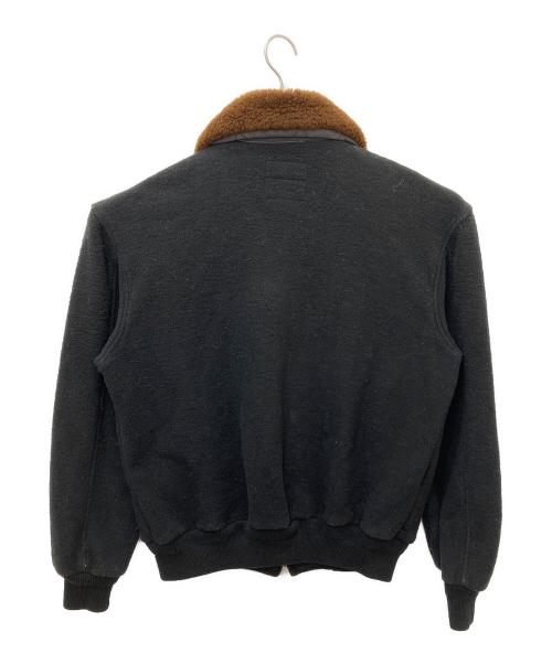 POLO SPORT（ポロスポーツ）POLO SPORT (ポロスポーツ) B-15 フリースフライトジャケット ブラック サイズ:Lの古着・服飾アイテム