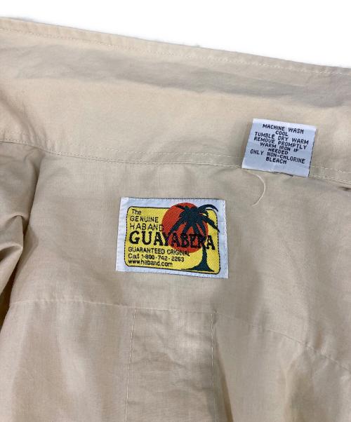 Guayabera（グアヤベラ）GUAYABERA (グアヤベラ) 半袖シャツ ベージュ サイズ:Lの古着・服飾アイテム