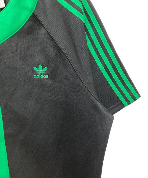adidas（アディダス）adidas (アディダス) クラシックス+ 半袖シャツ ブラック サイズ:3XLの古着・服飾アイテム