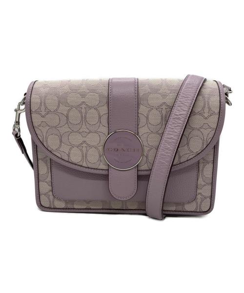 COACH（コーチ）COACH (コーチ) ロニー クロスボディ シグネチャー ジャカード パープルの古着・服飾アイテム