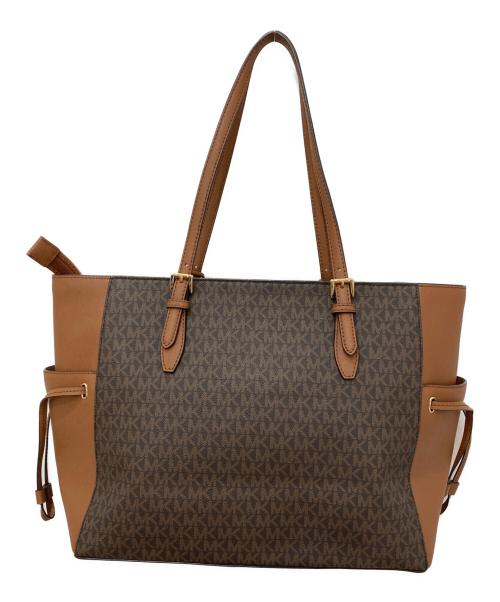 MICHAEL KORS（マイケルコース）MICHAEL KORS (マイケルコース) トートバッグ ブラウンの古着・服飾アイテム