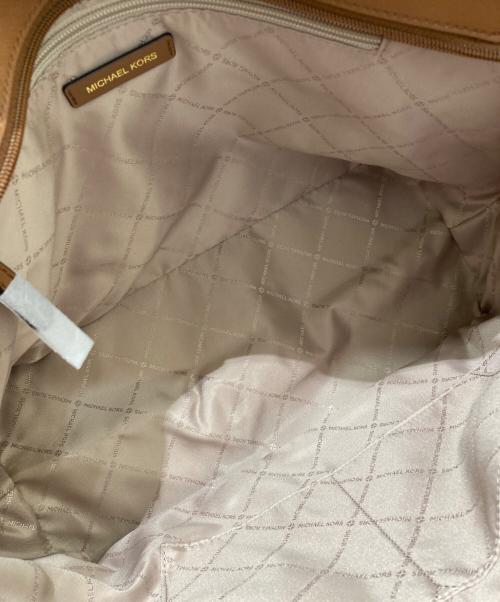 MICHAEL KORS（マイケルコース）MICHAEL KORS (マイケルコース) トートバッグ ブラウンの古着・服飾アイテム