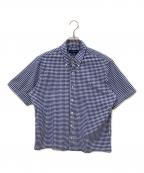 RALPH LAURENラルフローレン）の古着「ギンガムチェックシャツ」｜ブルー