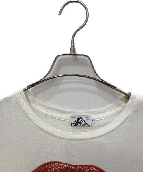 Hysteric Glamour（ヒステリックグラマー）Hysteric Glamour (ヒステリックグラマー) 半袖Tシャツ ホワイト サイズ:Ｓの古着・服飾アイテム