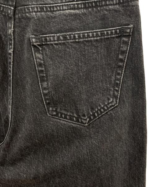 moussy（マウジー）moussy (マウジー) CROSS WAIST WIDE STRAIGHT ブラックの古着・服飾アイテム