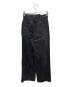 moussy (マウジー) CROSS WAIST WIDE STRAIGHT ブラック：7000円