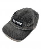 SUPREMEシュプリーム）の古着「Coated Denim Camp Cap」｜ブラック