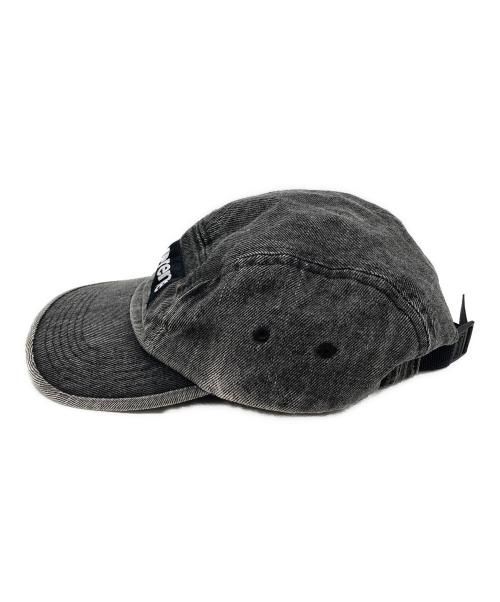SUPREME（シュプリーム）SUPREME (シュプリーム) Coated Denim Camp Cap ブラックの古着・服飾アイテム