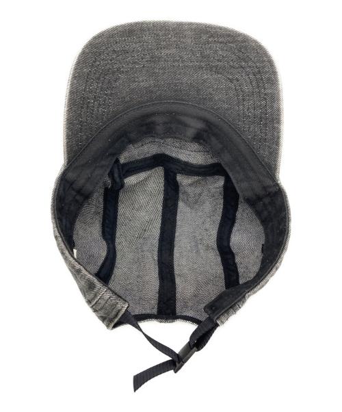 SUPREME（シュプリーム）SUPREME (シュプリーム) Coated Denim Camp Cap ブラックの古着・服飾アイテム