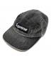 SUPREME（シュプリーム）の古着「Coated Denim Camp Cap」｜ブラック