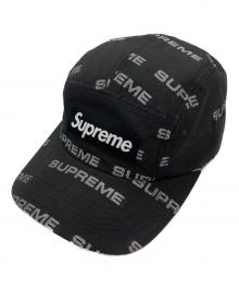 SUPREME（シュプリーム）の古着「reflective jacquard camp cap」｜ブラック