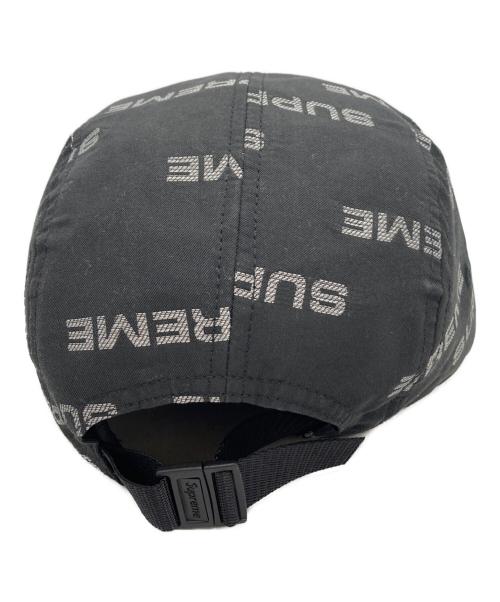 SUPREME（シュプリーム）SUPREME (シュプリーム) reflective jacquard camp cap ブラックの古着・服飾アイテム