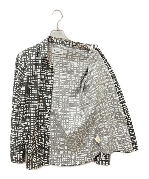 Maison Margiela（メゾンマルジェラ）Maison Margiela (メゾンマルジェラ) チェックシャツ グレー サイズ:44の古着・服飾アイテム