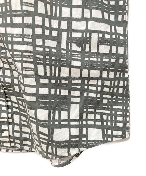Maison Margiela（メゾンマルジェラ）Maison Margiela (メゾンマルジェラ) チェックシャツ グレー サイズ:44の古着・服飾アイテム