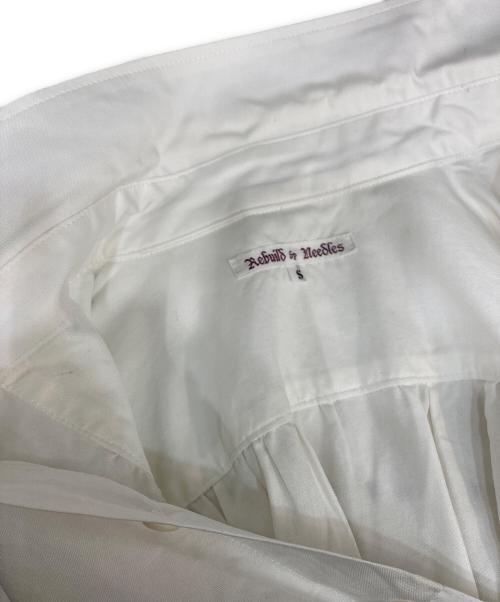 Rebuild by Needles（リビルドバイニードルス）Rebuild by Needles (リビルドバイニードルス) 切替シャツ ホワイト サイズ:Sの古着・服飾アイテム