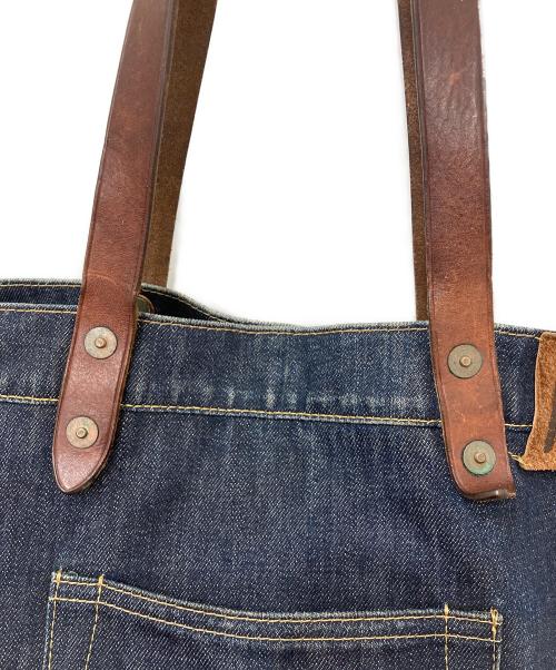 RRL（ダブルアールエル）RRL (ダブルアールエル) デニムトートバッグ ブルーの古着・服飾アイテム