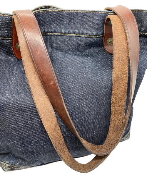 RRL（ダブルアールエル）RRL (ダブルアールエル) デニムトートバッグ ブルーの古着・服飾アイテム