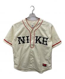 NIKE（ナイキ）の古着「ショートスリーブ ヴィンテージ スポーツ トップス」｜ベージュ