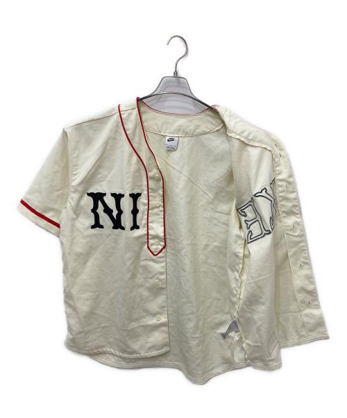 NIKE（ナイキ）NIKE (ナイキ) ショートスリーブ ヴィンテージ スポーツ トップス ベージュ サイズ:Mの古着・服飾アイテム