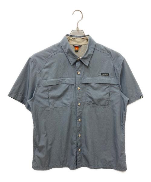 Eddie Bauer（エディーバウアー）Eddie Bauer (エディーバウアー) 半袖シャツ ブルー サイズ:XLの古着・服飾アイテム