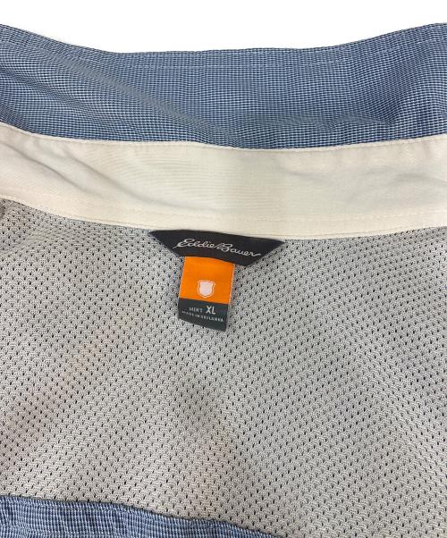 Eddie Bauer（エディーバウアー）Eddie Bauer (エディーバウアー) 半袖シャツ ブルー サイズ:XLの古着・服飾アイテム