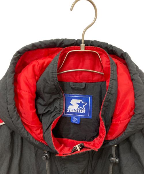 STARTER（スターター）STARTER (スターター) LOBOS　フーデッド中綿ジャケット ブラック サイズ:2XLの古着・服飾アイテム