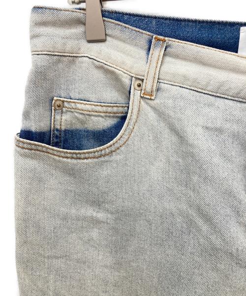 LOEWE（ロエベ）LOEWE (ロエベ) 加工デニムパンツ インディゴ サイズ:50の古着・服飾アイテム