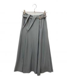 Ameri（アメリ）の古着「UND RANDOM TUCK FLARE SKIRT」｜グレー