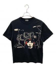 Hysteric Glamour（ヒステリックグラマー）の古着「DRUM SET Tシャツ」｜ブラック