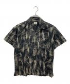 LACOSTEラコステ）の古着「アロハシャツ」｜ブラック