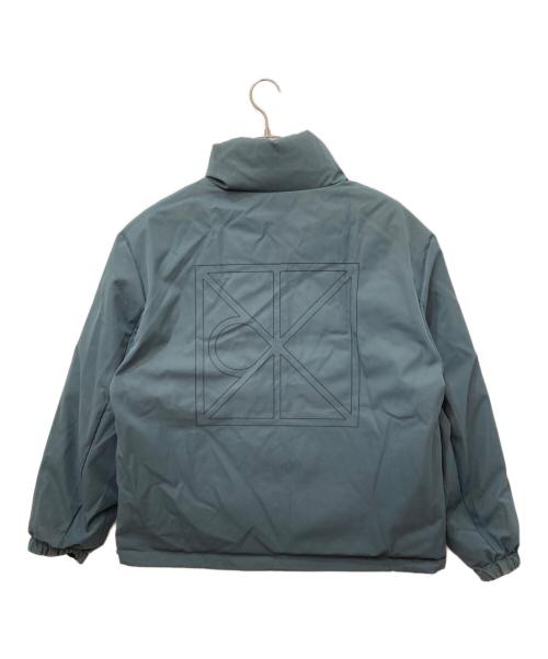 Calvin Klein Jeans（カルバンクラインジーンズ）Calvin Klein Jeans (カルバンクラインジーンズ) リバーシブルダウンジャケット ブラック サイズ:Lの古着・服飾アイテム