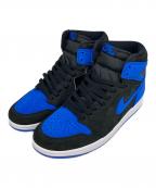 NIKEナイキ）の古着「Air Jordan 1 Retro High OG "Royal Reimagined"」｜ブラック×ブルー