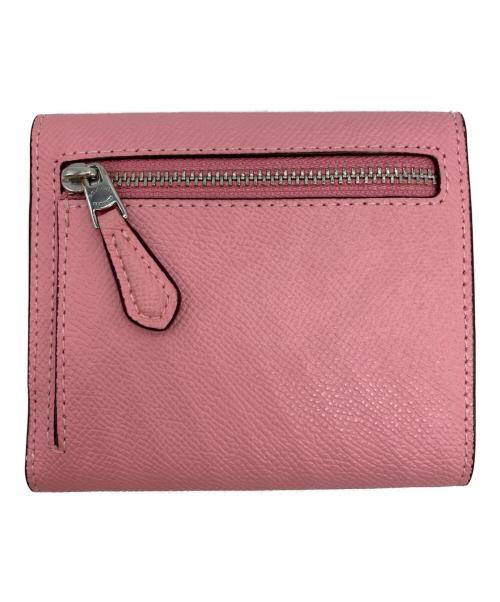 COACH（コーチ）COACH (コーチ) 3つ折り財布 ピンクの古着・服飾アイテム