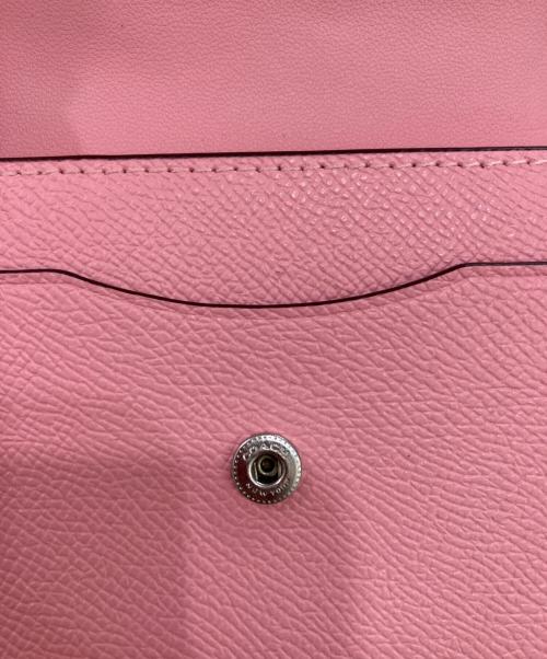 COACH（コーチ）COACH (コーチ) 3つ折り財布 ピンクの古着・服飾アイテム
