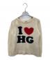 Hysteric Glamour（ヒステリックグラマー）の古着「クルーネックニット」｜アイボリー