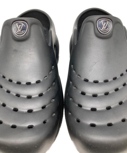 LOUIS VUITTON（ルイ ヴィトン）LOUIS VUITTON (ルイ ヴィトン) シャークラインサンダル ブラック サイズ:5の古着・服飾アイテム