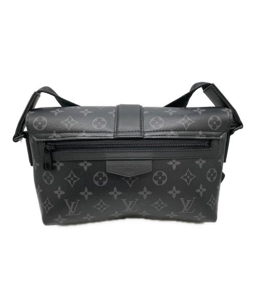 LOUIS VUITTON（ルイ ヴィトン）LOUIS VUITTON (ルイ ヴィトン) モノグラム・エクリプス Sケープ・メッセンジャー ショルダーバッグ ブラックの古着・服飾アイテム