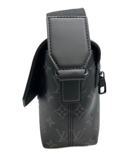 LOUIS VUITTON（ルイ ヴィトン）LOUIS VUITTON (ルイ ヴィトン) モノグラム・エクリプス Sケープ・メッセンジャー ショルダーバッグ ブラックの古着・服飾アイテム