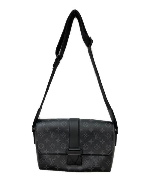 LOUIS VUITTON（ルイ ヴィトン）LOUIS VUITTON (ルイ ヴィトン) モノグラム・エクリプス Sケープ・メッセンジャー ショルダーバッグ ブラックの古着・服飾アイテム