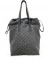 LOUIS VUITTON (ルイ ヴィトン) モノグラム・エクリプス カバ ライト トートバッグ ブラック：80000円