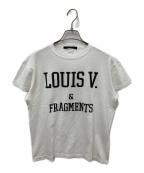 LOUIS VUITTON×FRAGMENT DESIGNルイ ヴィトン×フラグメントデザイン）の古着「ロゴプリントTシャツ」｜ホワイト
