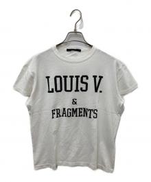 LOUIS VUITTON×FRAGMENT DESIGN（ルイ ヴィトン×フラグメントデザイン）の古着「ロゴプリントTシャツ」｜ホワイト