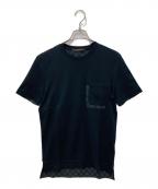 LOUIS VUITTONルイ ヴィトン）の古着「ダミエポケットTシャツ」｜ブラック